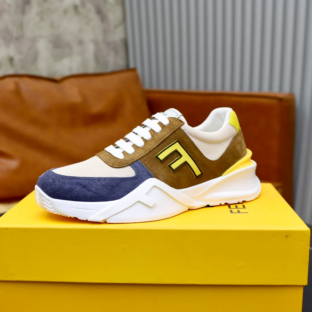 Men's men's shoes 290🔥Brand: FENDI Size: 38-44 (45, 46 customized) Grade: Original quality High version Material: Imported cowhide ➕ High-quality and comfortable lining Original lightweight non-slip outsole Style category: Travel Fashion casual shoes Versatile trend